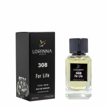 Lorinna For Life, no.308, apa de parfum, de barbat, 50 ml