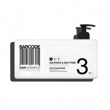 Sampon BarCode 3 Sulphate & Salt Free 1000 ml pentru un plus de ingrijire