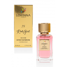 Lorinna Red Girl no.78, extract de parfum, unisex, 50 ml inspirat din Baccarat Rouge 540 Maison Francis Kurkdjian