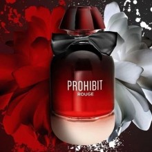 Fragrance World, Prohibit Rouge, apa de parfum, de dama, 100 ml, inspirat din Givenchy L`interdit Rouge