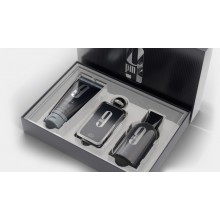 Set AFNAN 9PM, de barbat, apa de parfum 100 ml, gel de dus, deodorant, inspirat din JPG ULTRA Male